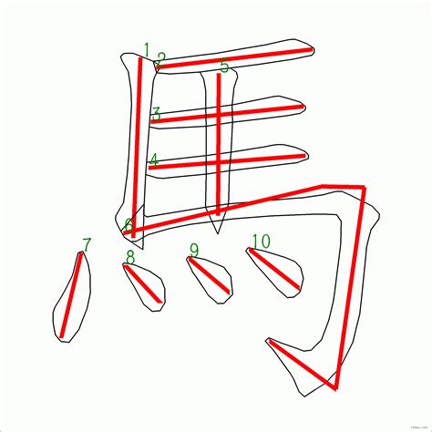 筆畫10畫的字